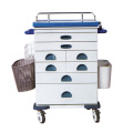 Epoxy Powder Coated Medical Emergency Cart (N-7)